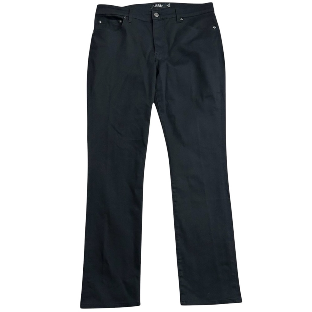 Lauren by Ralph Lauren Women’s Super Stretch‎ Black Denim Jeans – Size 12